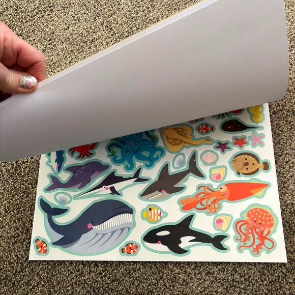 Melissa & Doug Reusable Sticker Pad HABITATS 5 Scenes & Over 150 Stickers - Picture 3 of 8